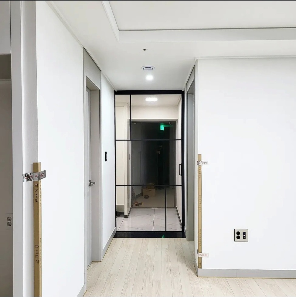 원슬 무빙 도어 실제 시공 사례 3